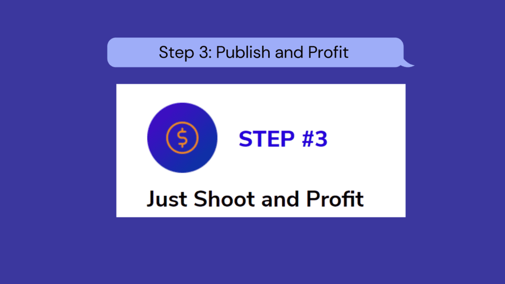 Step3: Publish and Profit