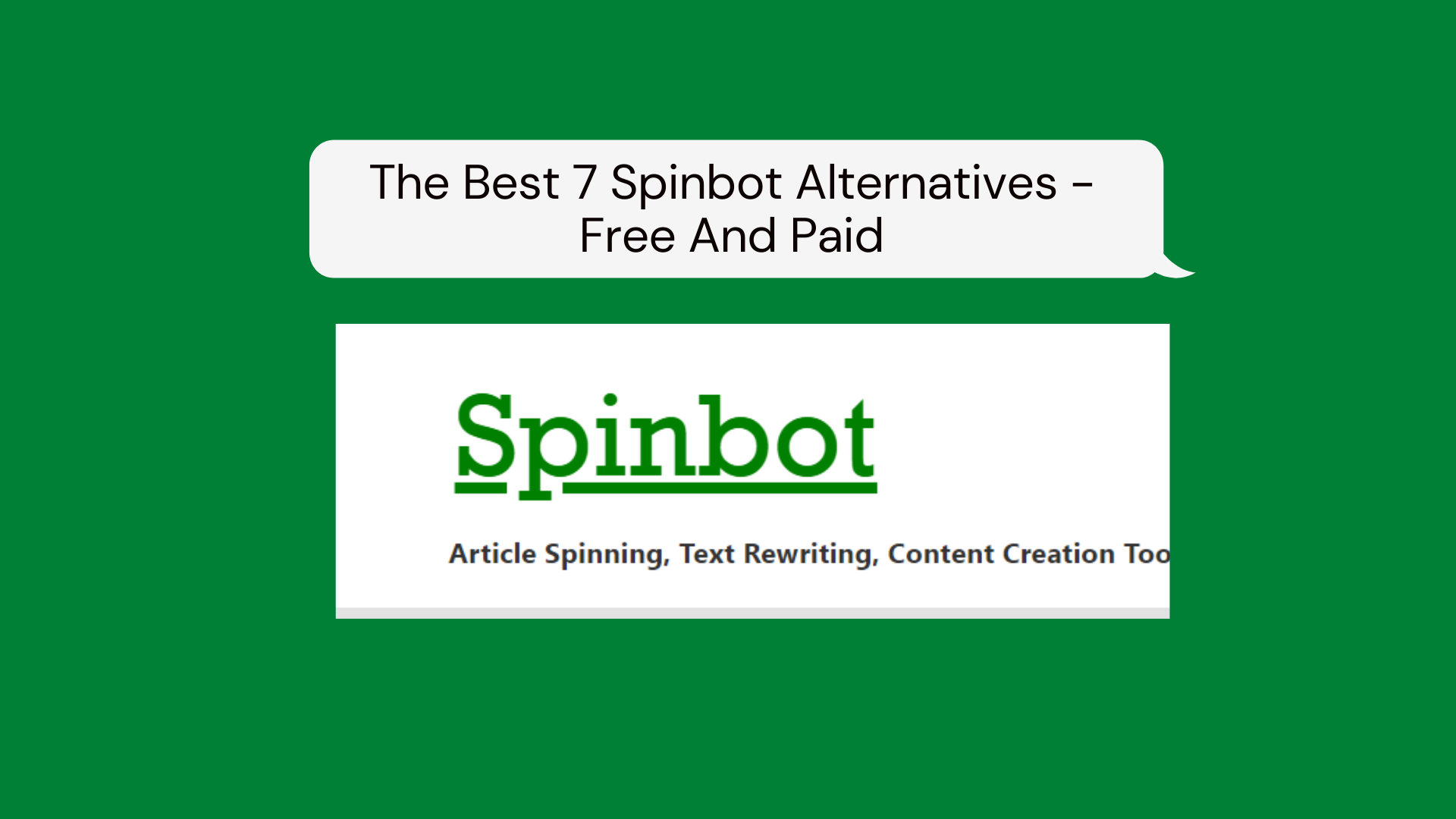 Spinbot Alternatives