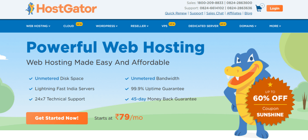 Hostgator - Best Web Hosting for Small Business