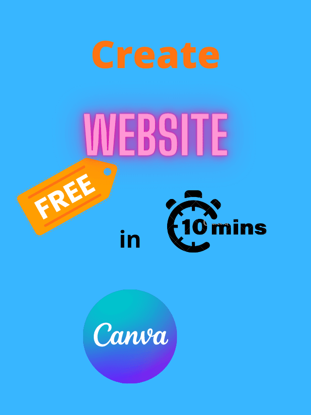 How to Create a WEBSITE in 10 Minutes with Canva for FREE
