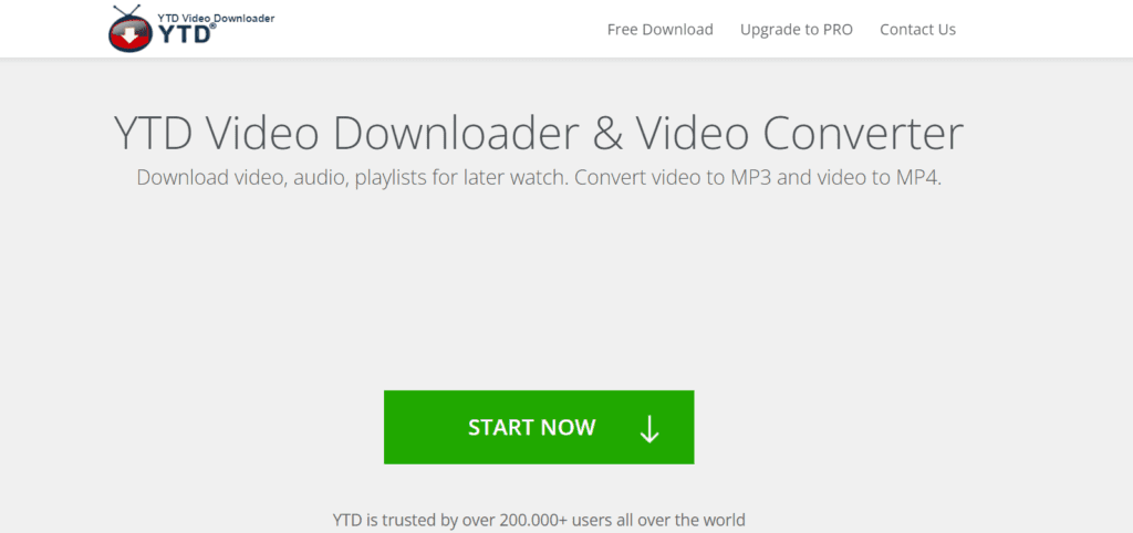 YTD Downloader -  YouTube videos into MP3 audio formats