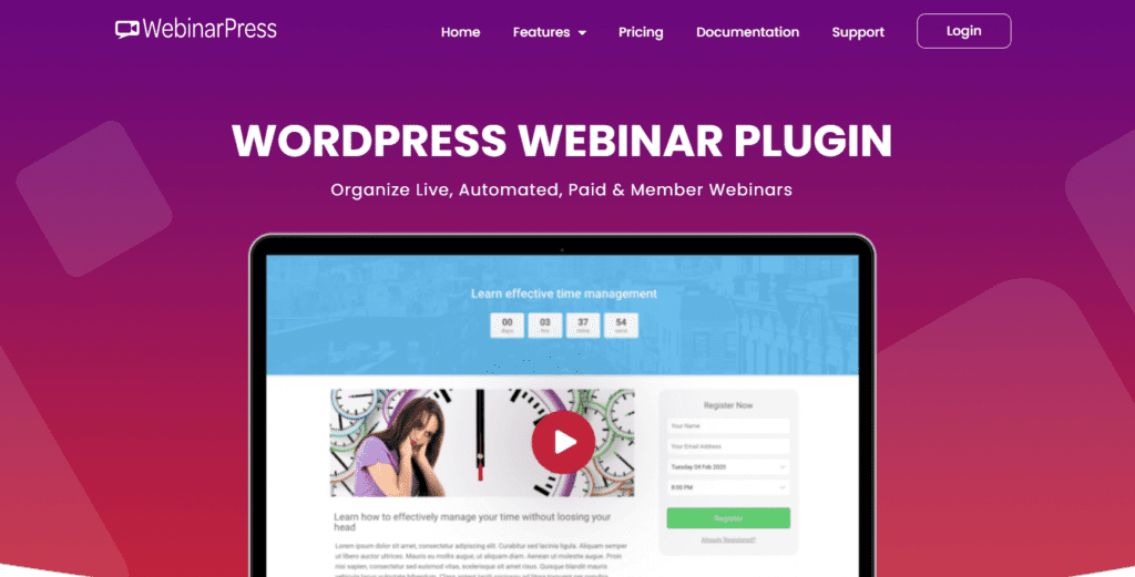 Webinar WordPress Plugins